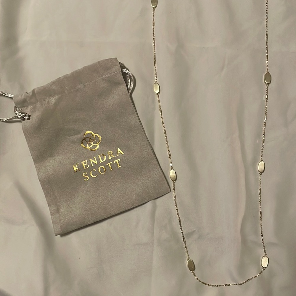 Franklin Long Necklace in Rose Gold